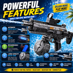 AquaZappy MP5 RapidBlast Electric Water Blaster with LED Lights